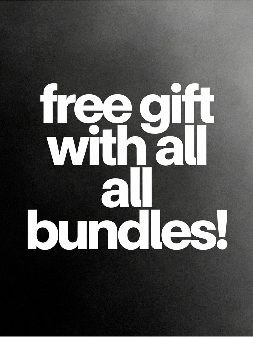 Free Gift ☆ with all bundle purchases
